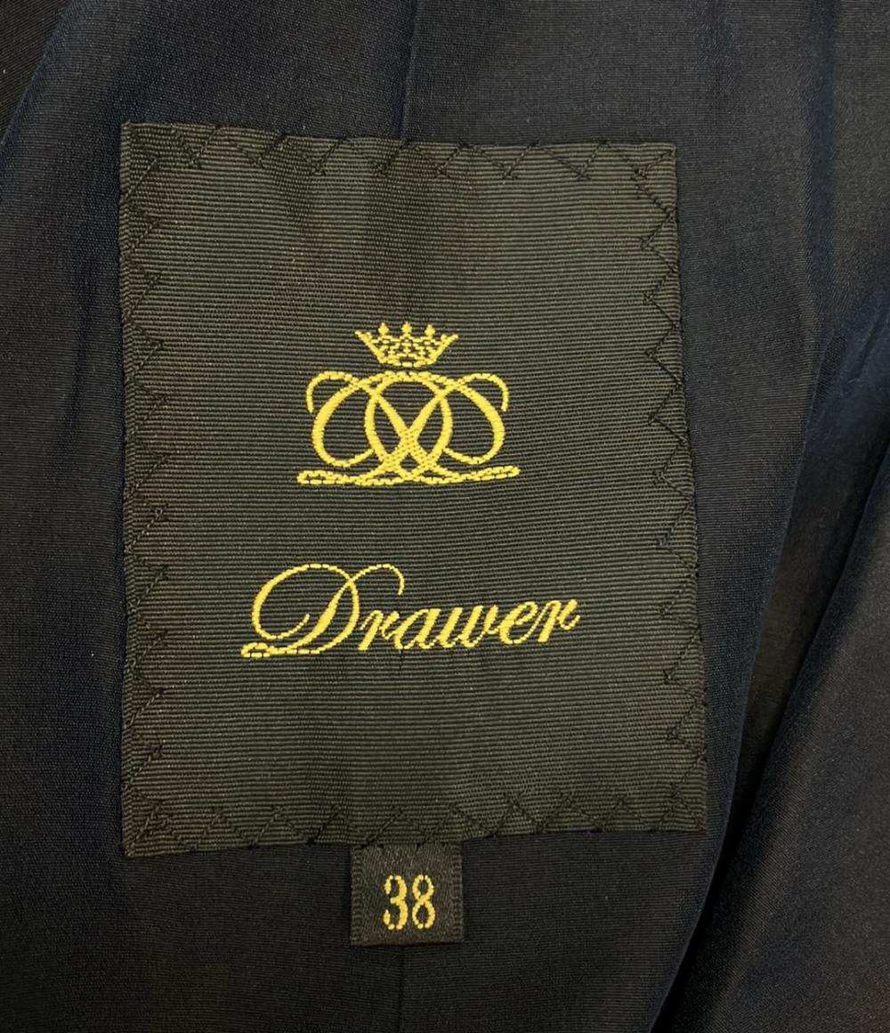 Drawer コート ジャケット セイラーカラー シルク コットン 6525-299-0846 レディース SIZE 38 (S) ドゥロワー