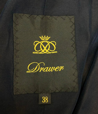Drawer コート ジャケット セイラーカラー シルク コットン 6525-299-0846 レディース SIZE 38 (S) ドゥロワー