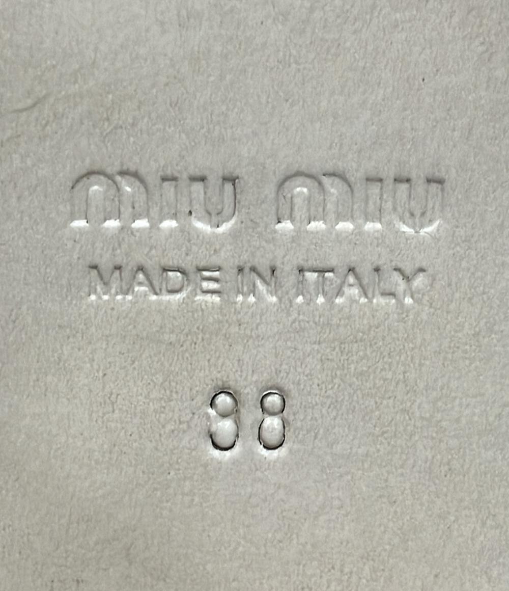 Miu Miu アンクルストラップ厚底サンダル レディース SIZE 38 ミュウ ミュウ