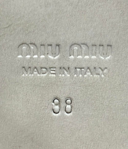 Miu Miu アンクルストラップ厚底サンダル レディース SIZE 38 ミュウ ミュウ