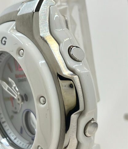 CASIO 腕時計 G-ms Baby-G ソーラー ホワイト MSG-3300 レディース カシオ