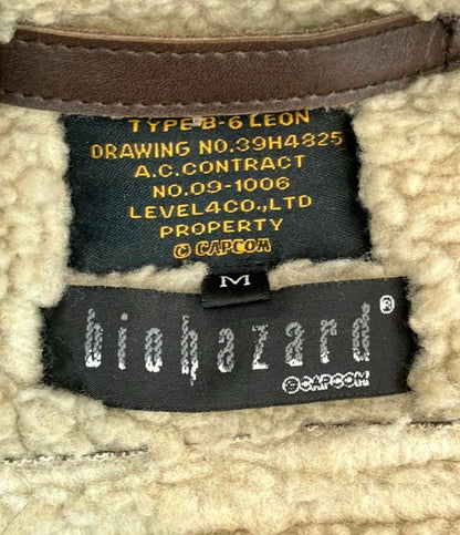 CAPCOM ムートンジャケット BIOHAZARD  B-6 レオンモデル メンズ SIZE M カプコン
