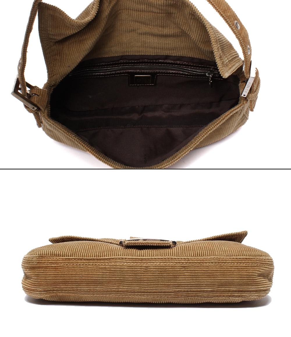 【三連休限定値下げ】FENDI コーデュロイ ショルダーバッグ　マンマバケット FENDI フェンディマンマバケット コーデュロイ ショルダーバッグ