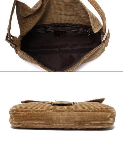 FENDI ハンドバッグ ショルダーバッグ 肩掛け コーデュロイ マンマバケット レディース フェンディ