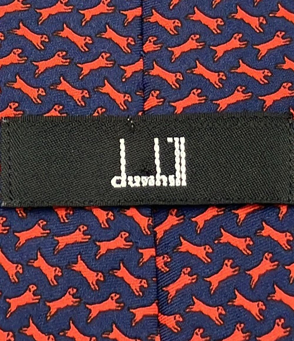 美品 Dunhill ネクタイ シルク100% メンズ ダンヒル