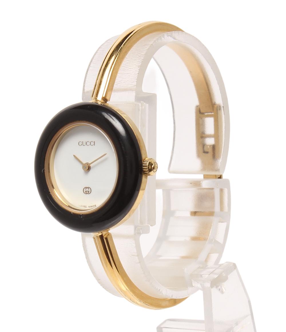 GUCCI 腕時計 クオーツ ホワイト 1100-L レディース グッチ