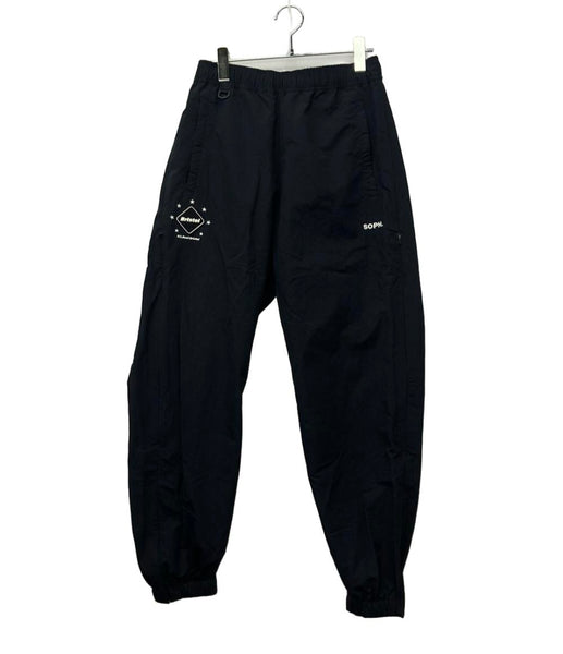 FCRB PDK PANTS ジャージ イージー パンツ ブラック S F.C.R.B. イージーパンツ ロゴ 軽量 PRACTICE VENTILATION EASY PANTS
