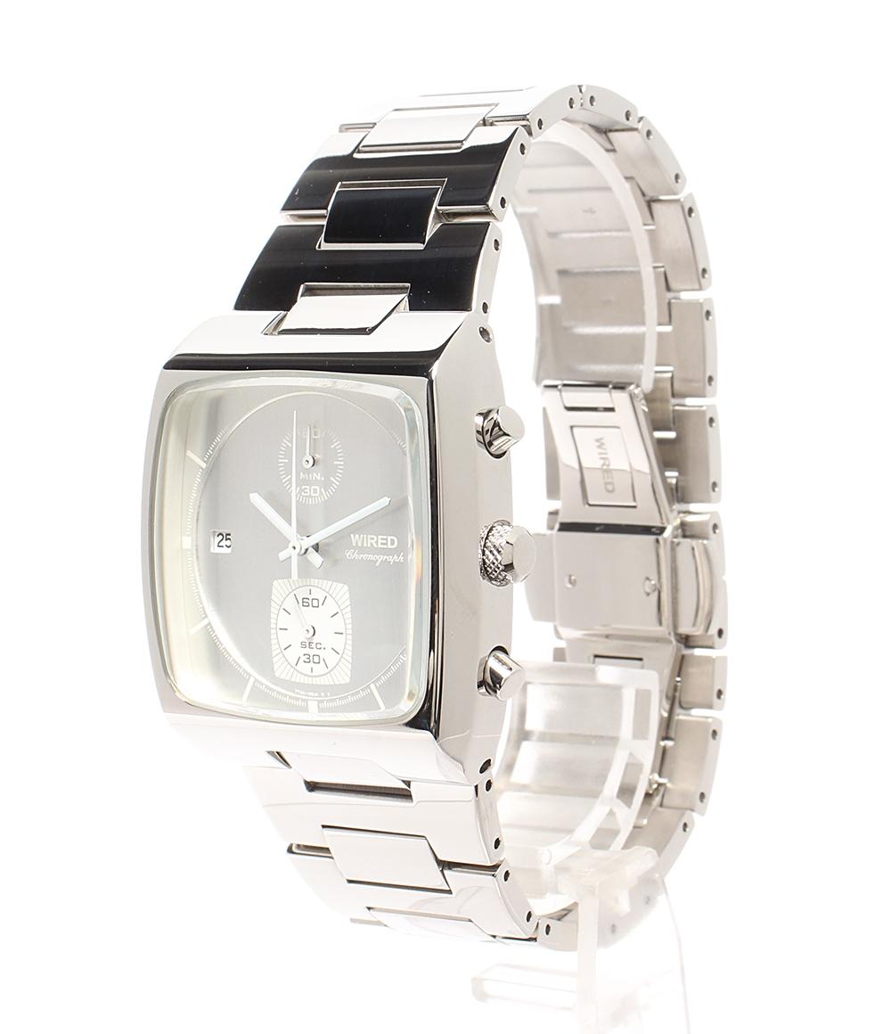 SEIKO 腕時計 WIRED ワイアード クオーツ シルバー 7T94-0BE0 メンズ
