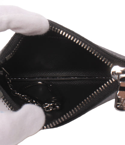 美品 LOUIS VUITTON コインケース キーリング付き ポシェット クレ モノグラム エクリプス リバース M80905 メンズ ルイ・ヴィトン