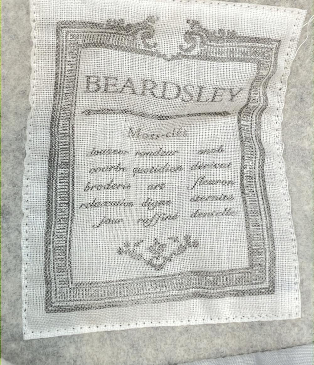 BEARDSLEY ノーカラーコート ウール スナップボタン 後ろぷっくりウールショートコート BEZ1022608A0004 レディース SIZE F (M) ビアズリー