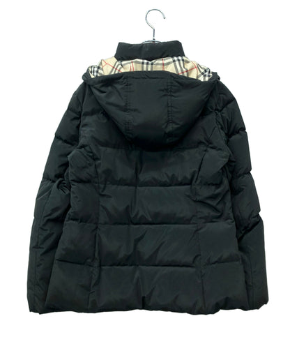 BURBERRY ダウンジャケット フード付き ジップ スナップボタン レディース SIZE M バーバリー