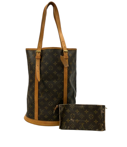 訳あり LOUIS VUITTON トートバッグ 肩掛け バケット GM モノグラム M42236 レディース ルイ・ヴィトン