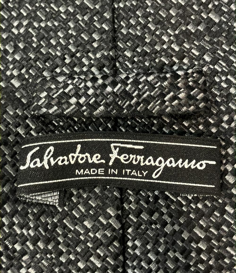 サルヴァトーレフェラガモ ネクタイ シルク100% メンズ Salvatore Ferragamo