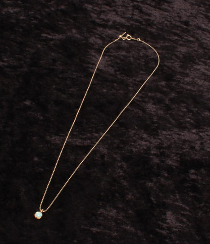 美品 エテ ネックレス K10 ホワイトオパール レディース ete