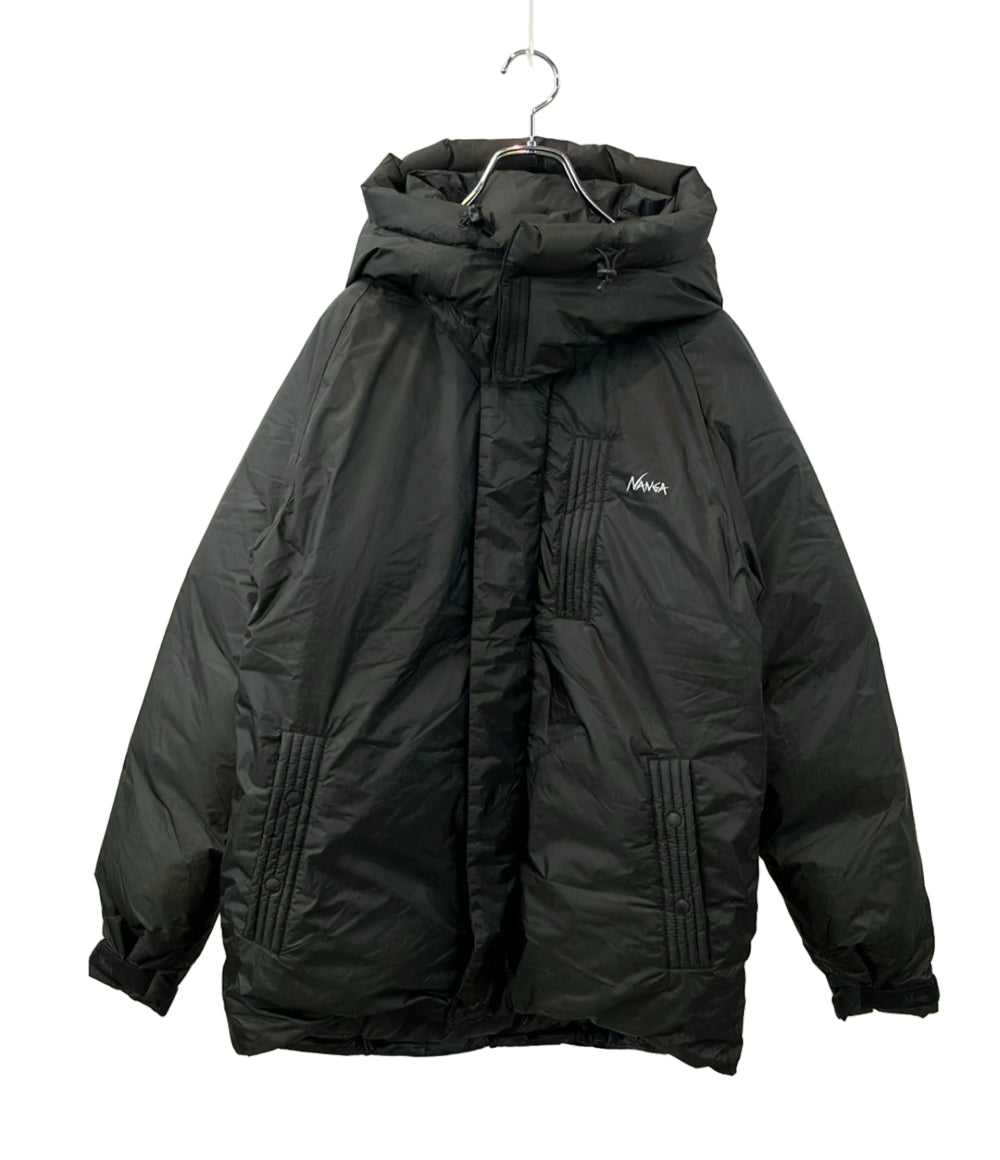 NANGA ダウンジャケット フード付き フロントスナップボタン 止水ジップアップ AURORA LIGHT UTILITY DOWN 23A10F000013 メンズ SIZE M ナンガ