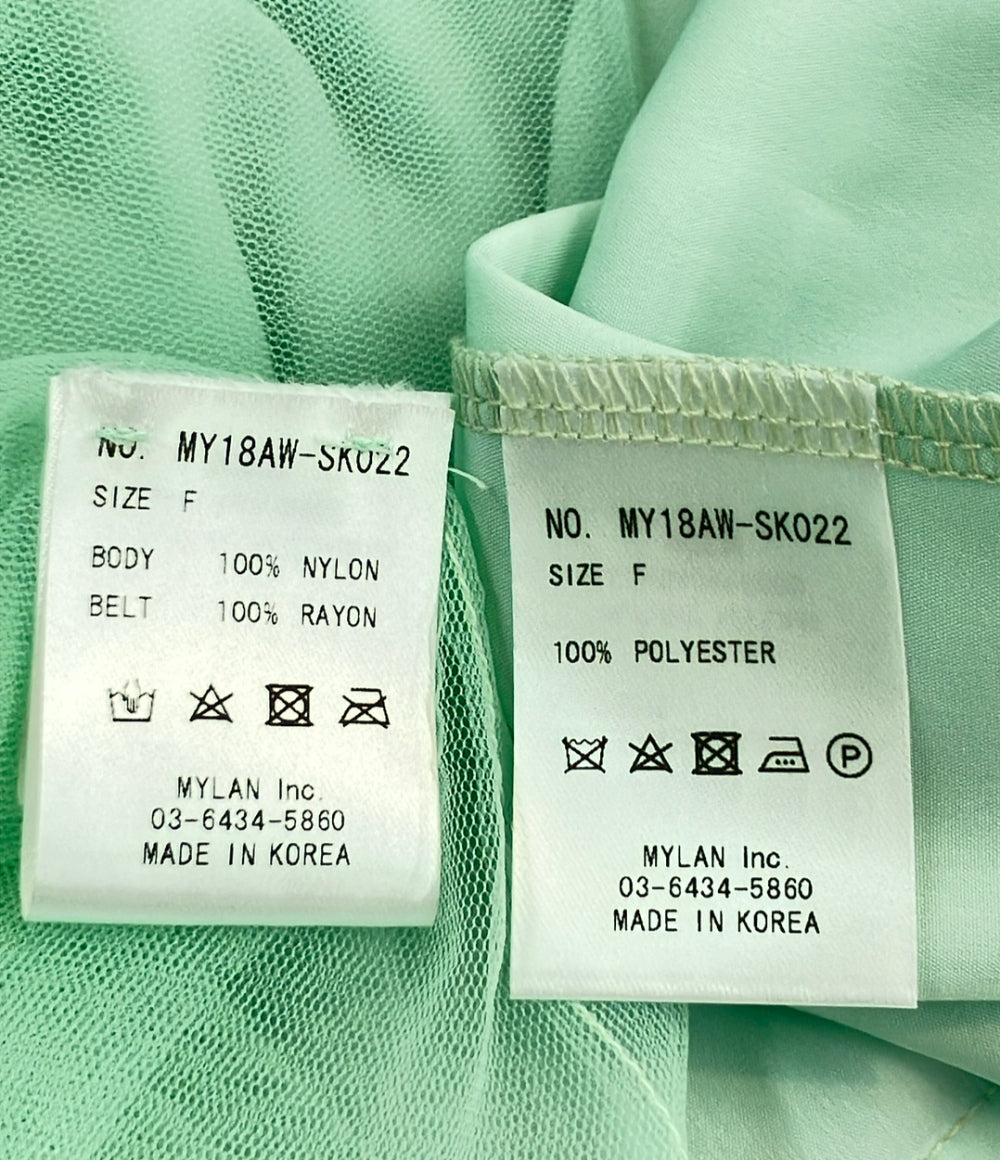 MYLAN チュールスカート MY18AW-SK022 レディース SIZE F (Mる) マイラン