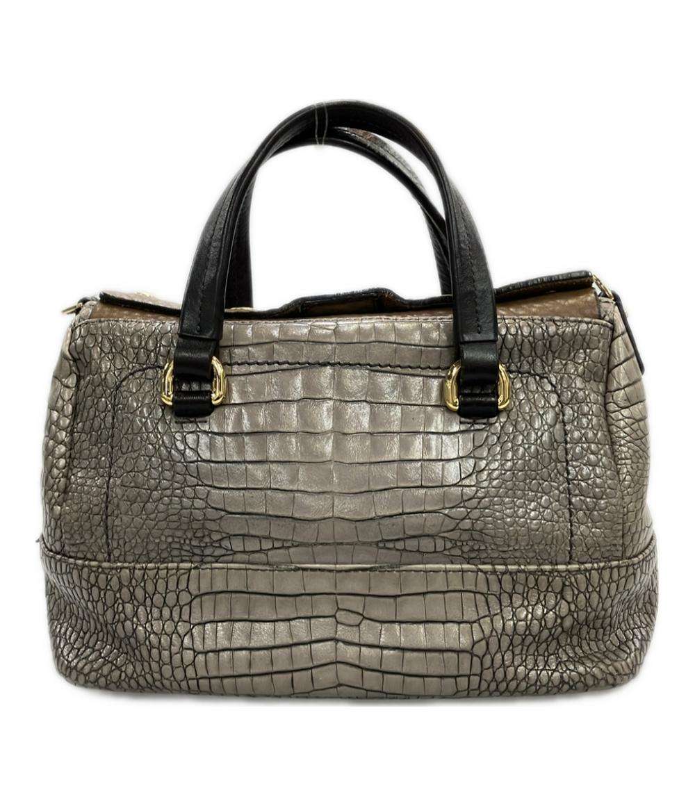 フルラ ハンドバッグ ショルダーバッグ 2WAY 斜め掛け クロコ型押しレザー レディース Furla