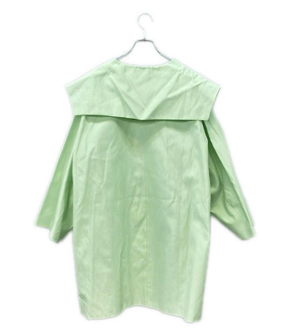 Drawer コットン シルク セイラーカラー コート ジャケット 6525-299-0846 レディース SIZE 38 (S) ドゥロワー