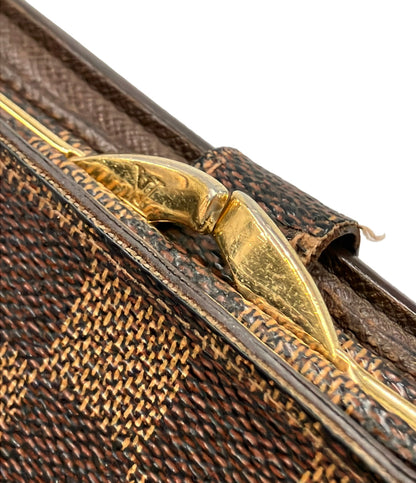 LOUIS VUITTON 二つ折り財布 ポルトフォイユ ヴィエノワ ダミエ エベヌ N61674 レディース メンズ ルイ・ヴィトン