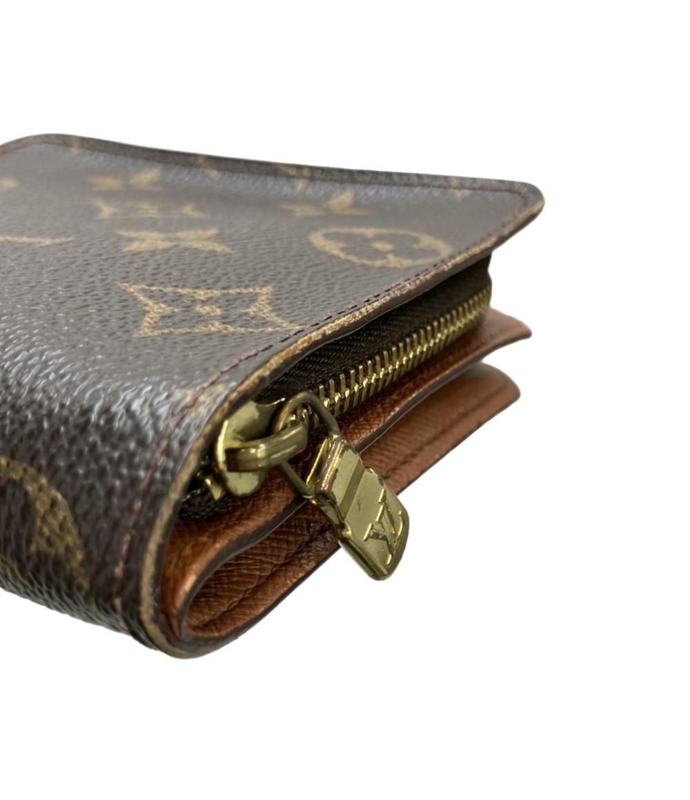 ルイ・ヴィトン 二つ折り財布 コンパクトジップ モノグラム M61667 レディース LOUIS VUITTON