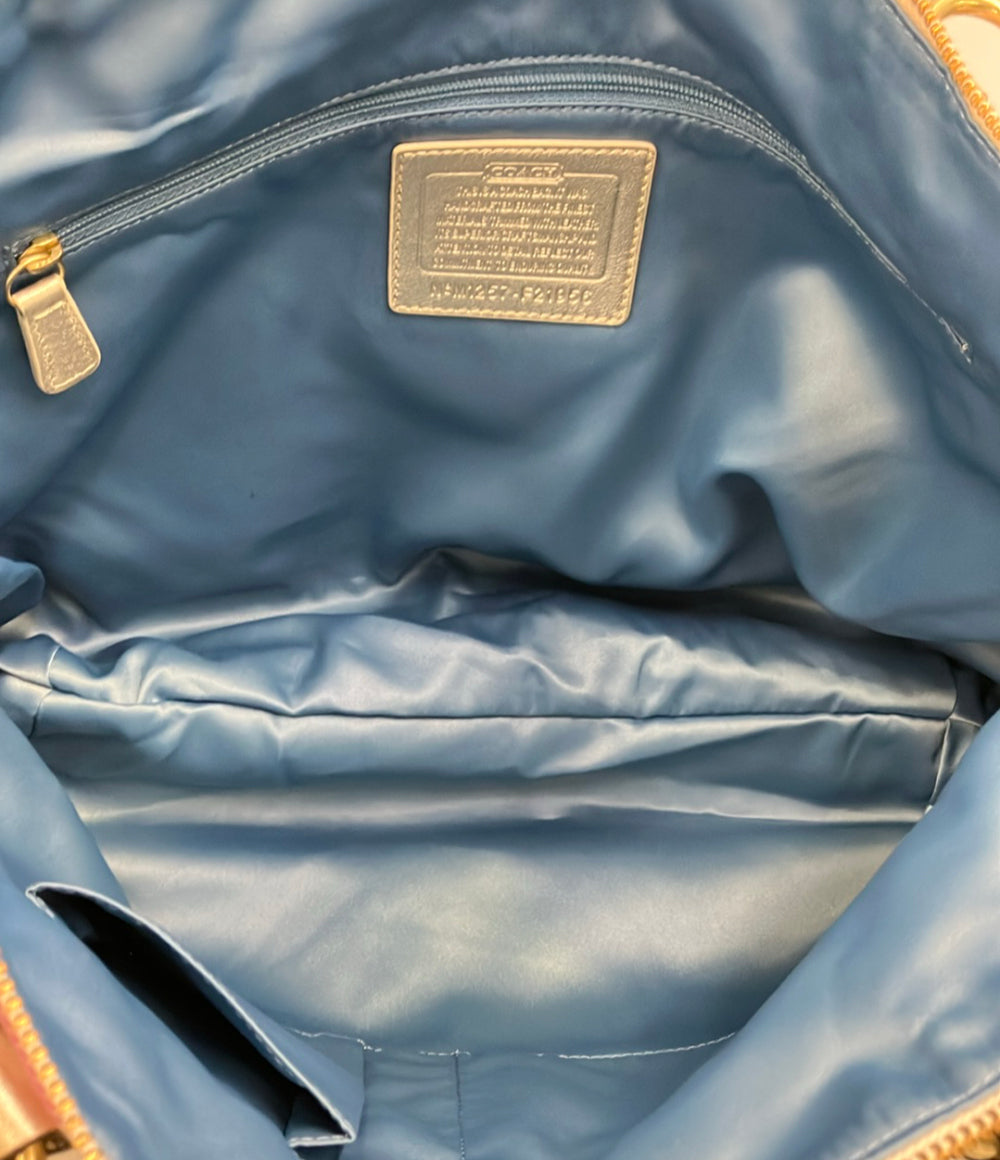 COACH トートバッグ 肩掛け チェック柄 シグネチャー F21956 レディース コーチ