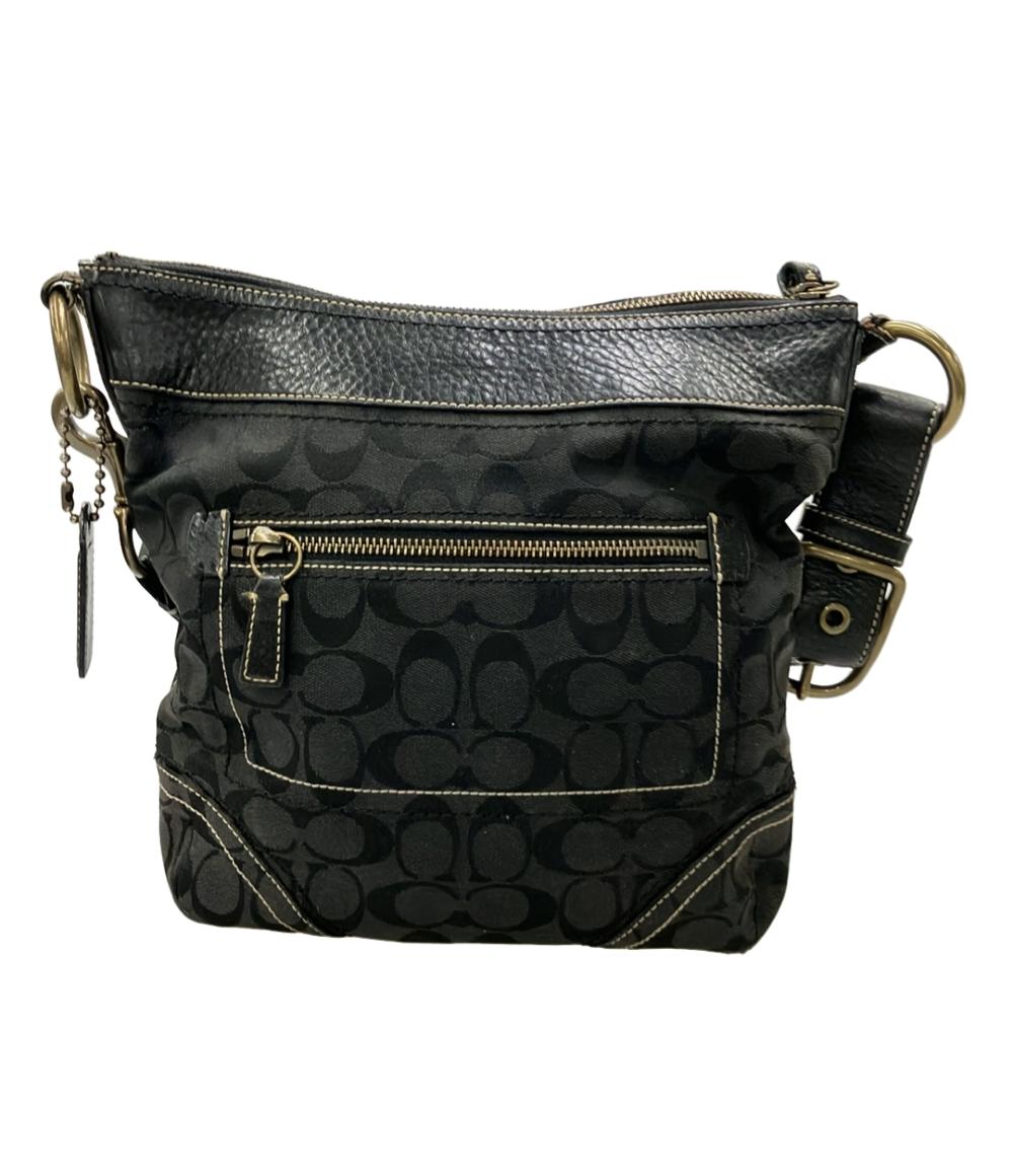 コーチ 10403 ショルダーバッグ ブラック  COACH ショルダーバッグ シグネチャー COACH ショルダーバッグ 斜め掛け シグネチャー 10403 レディース