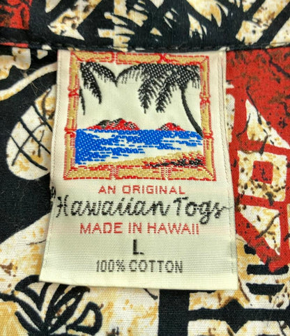 美品 半袖シャツ アロハシャツ メンズ SIZE L hawaiian togs