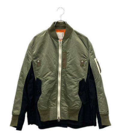Sacai ブルゾン Wool Surge Nylon Twill Blouson 21-02660M メンズ SIZE 1 (S) サカイ