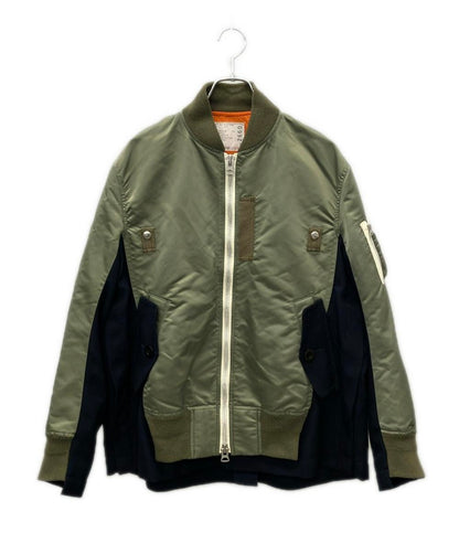 Sacai ブルゾン Wool Surge Nylon Twill Blouson 21-02660M メンズ SIZE 1 (S) サカイ