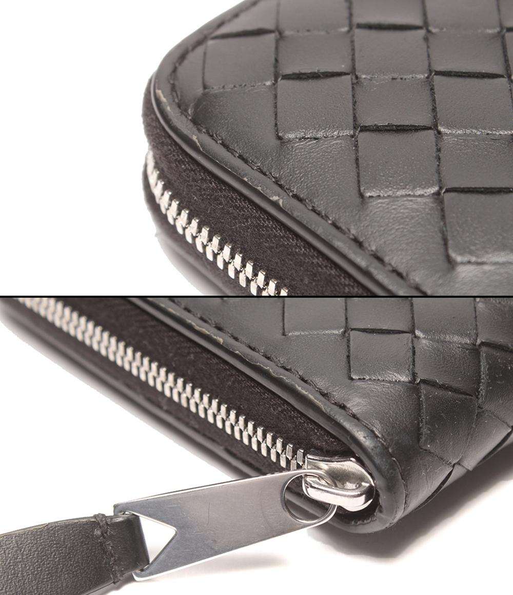 BOTTEGA VENETA ラウンドファスナー長財布 イントレチャート メンズ レディース ボッテガ・ヴェネタ