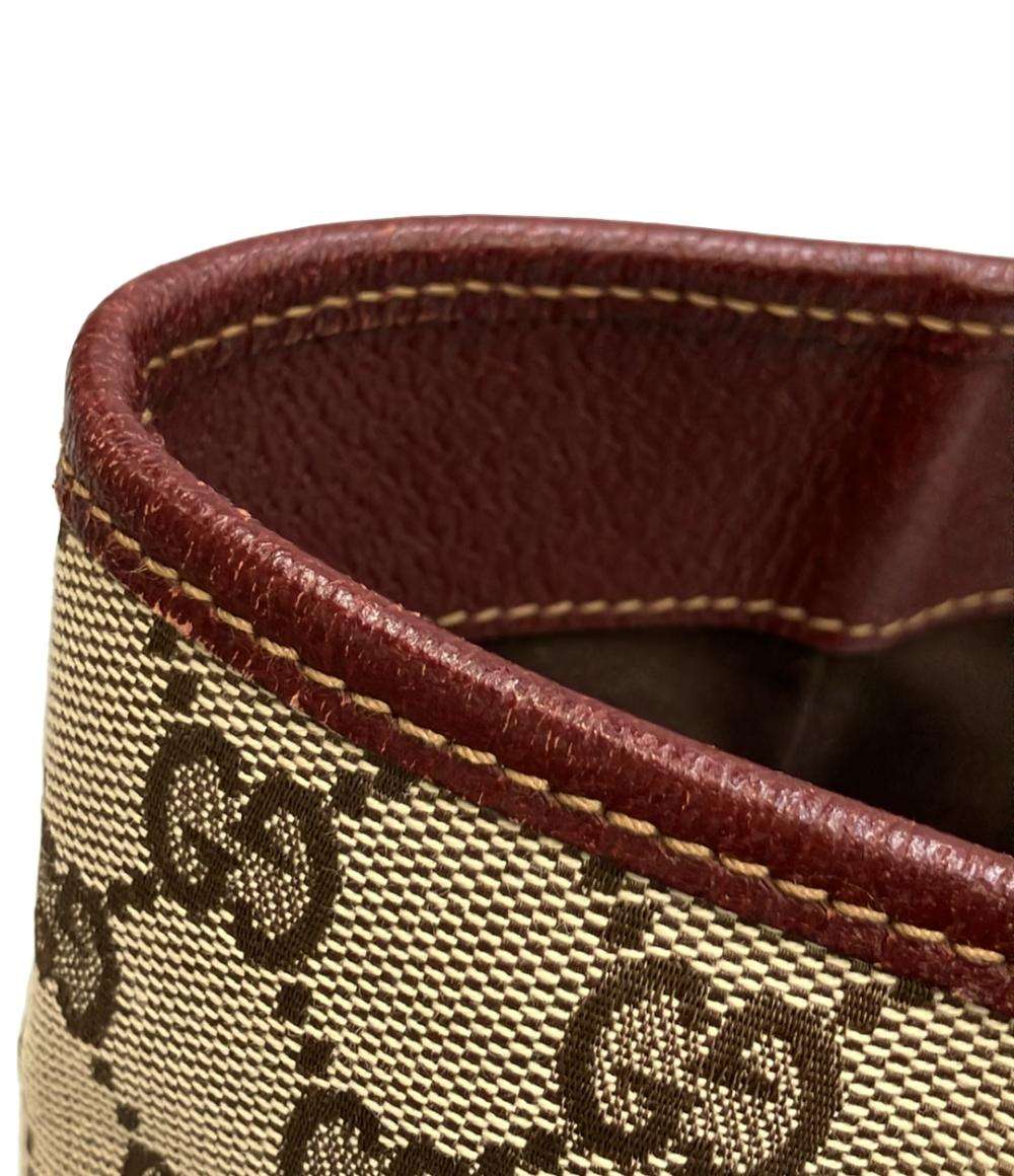 GUCCI トートバッグ ショルダーバッグ 肩掛け GGキャンバス 113022