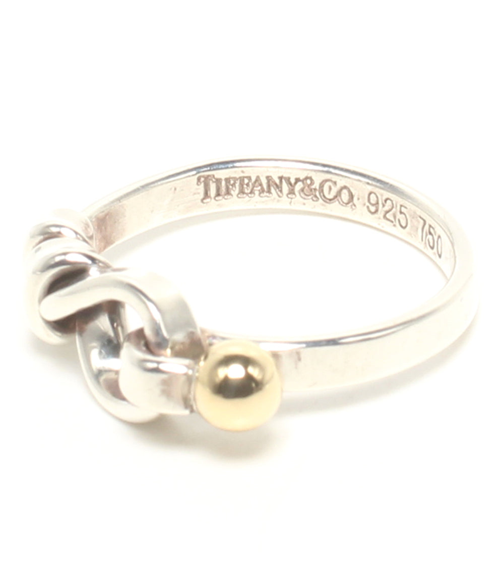 Tiffany & Co. リング 指輪 K18 SV925 フック＆アイ レディース SIZE 9号 ティファニー