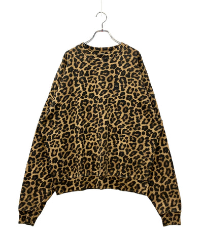 ANINE BING スウェット 長袖 MILES SWEATSHIRT  LEOPARD レディース SIZE XS アニン・ビン