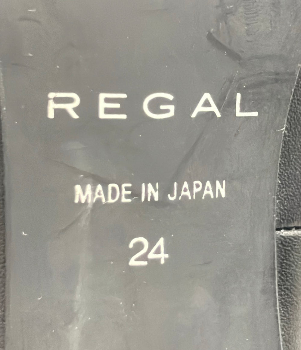 美品 REGAL スクウェアトゥパンプス PR 22H F75L レディース SIZE 24.0 リーガル