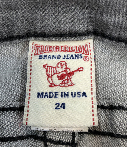 トゥルーレリジョン  ローライズスキニーデニムパンツ ダメージ加工      レディース SIZE 24 (S) TRUE RELIGION