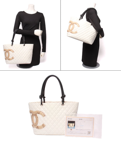 CHANEL トートバッグ ショルダーバッグ 肩掛け シルバー金具 9番台 カンボン パイソン レディース シャネル