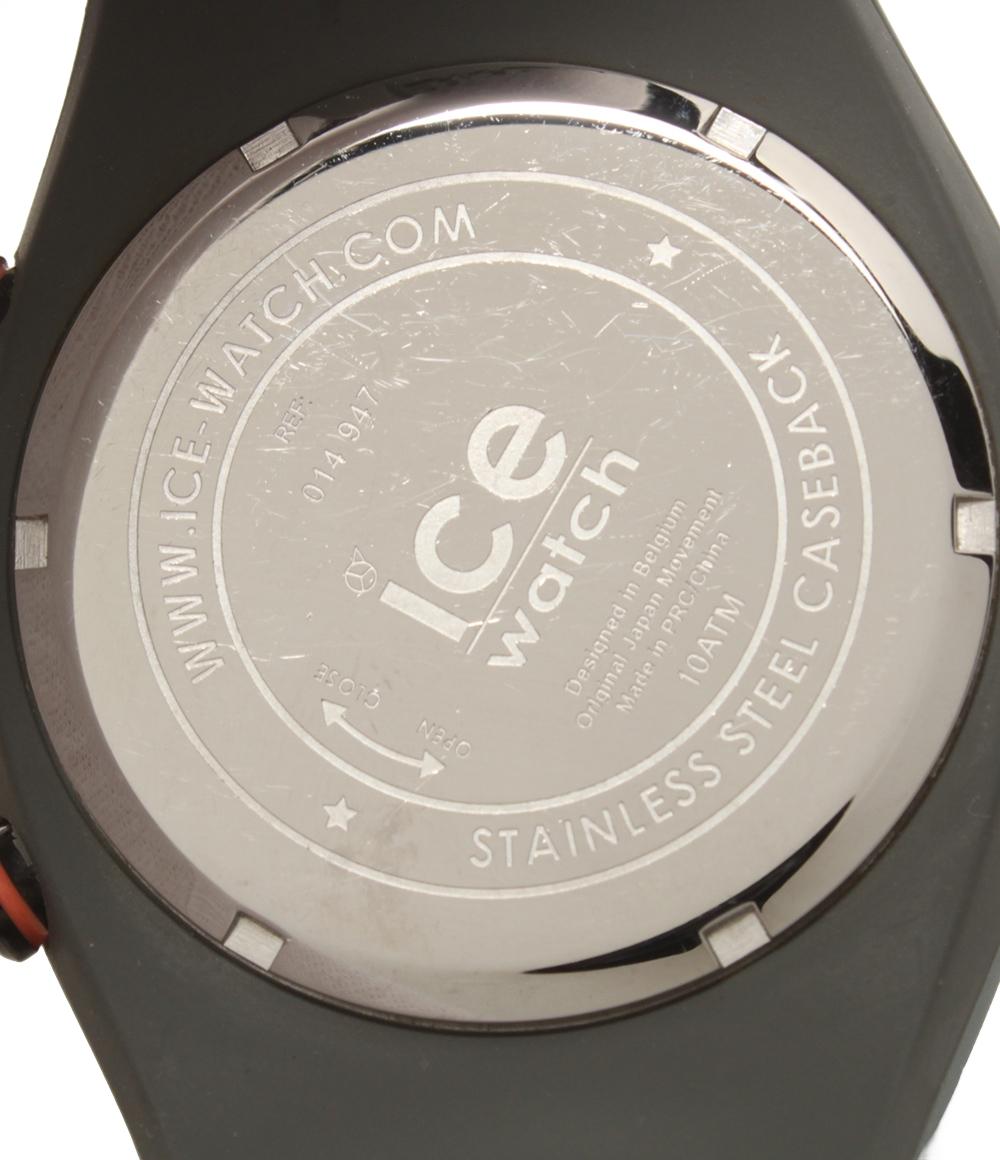 ice watch 腕時計 クオーツ ブラック 014947 メンズ アイスウォッチ