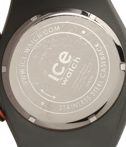 ice watch 腕時計 クオーツ ブラック 014947 メンズ アイスウォッチ