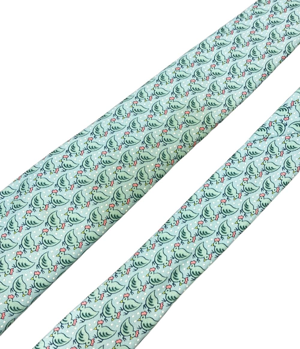 HERMES ネクタイ シルク 100% 5180 IA メンズ エルメス