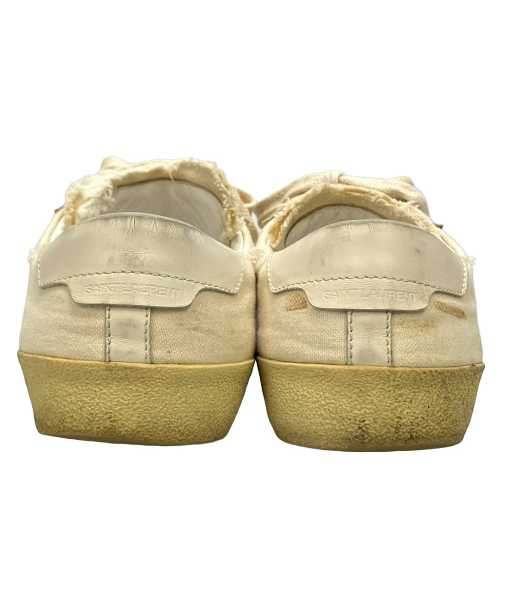 SAINT LAURENT ローカットスニーカー ダメージ加工 VU471827 メンズ SIZE 40 サンローラン