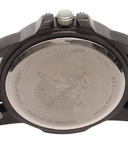 USJ 腕時計 エヴァンゲリオン 初号機モデル クオーツ パープル メンズ