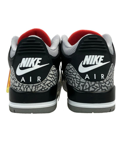 美品 ナイキ ローカットスニーカー AIR JORDAN 3 RETRO 854262-001 メンズ SIZE 27.0 (L) NIKE
