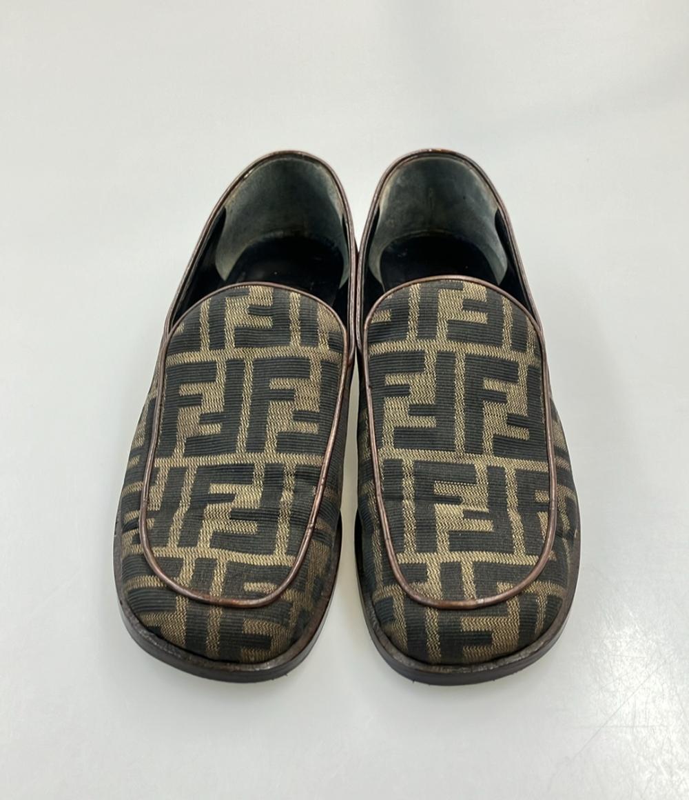 FENDI ローファー ズッカ柄 レディース SIZE 38 1/2 (25.5cm