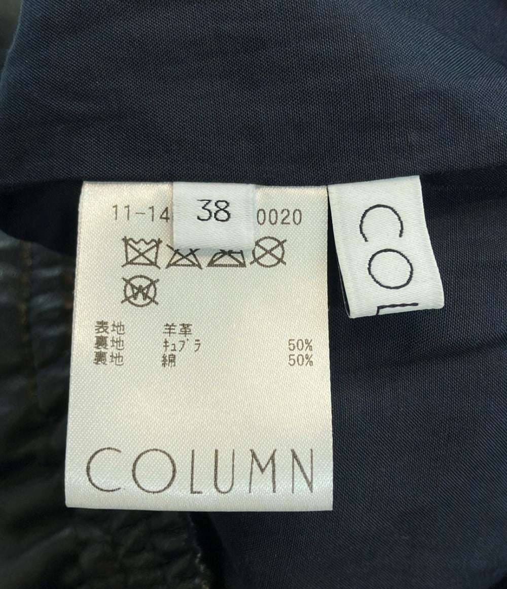 COLUMN レザーハーフパンツ レディース SIZE 38 (S) コラム