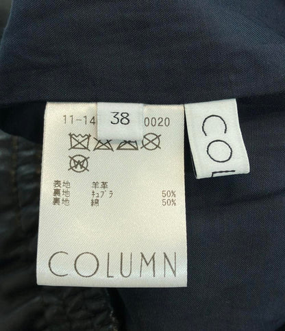 COLUMN レザーハーフパンツ レディース SIZE 38 (S) コラム