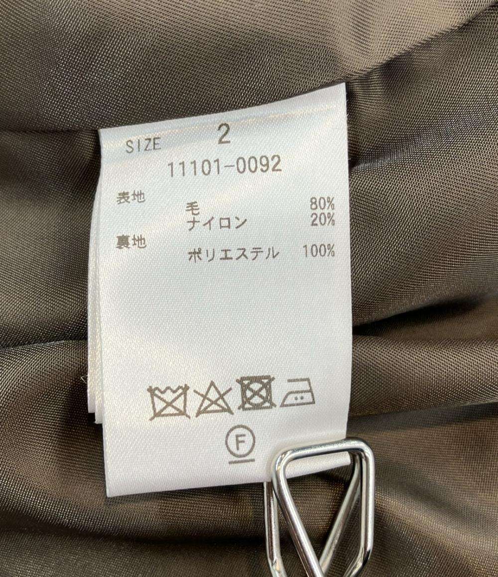 美品 CLANE ロングダブルコート 11101-0092 レディース SIZE 2 (M) クラネ