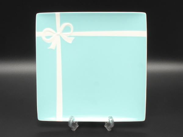 美品 TIFFANY&Co. スクエアプレート 皿 24cm ティファニー