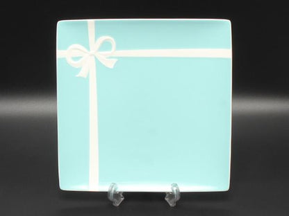 美品 TIFFANY&Co. スクエアプレート 皿 24cm ティファニー