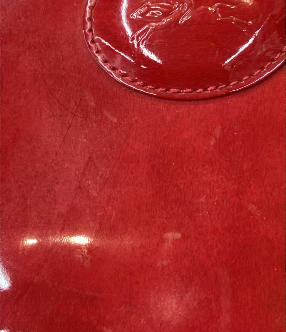 Longchamp 2way ハンドバッグ ショルダーバッグ 斜め掛け パテントレザー ろぞ レディース ロンシャン