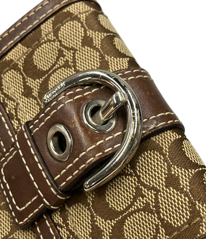 COACH 三つ折り財布 ミニシグネチャー レディース コーチ